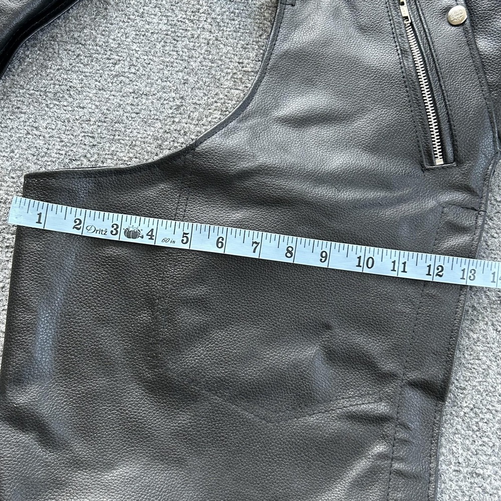 Interstate Leather Snow Pants Mens 44x34 Black Lined Biker Motorcycle 2XL - Picture 11 of 14